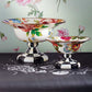 MacKenzie-Childs White Flower Market Large Compote