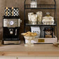 MacKenzie-Childs Mocha Check Small Compote