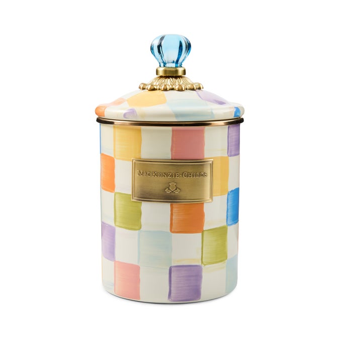 Confetti Check Medium Canister