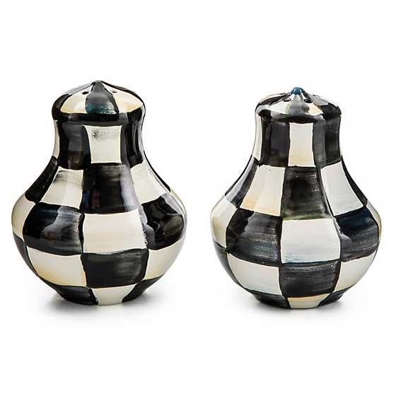 MacKenzie-Childs Courtly Check Salt & Pepper Shakers