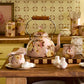 Wild Rose Mauve 3 Quart Tea Kettle