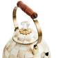 MacKenzie-Childs Mocha Check 3 Quart Tea Kettle