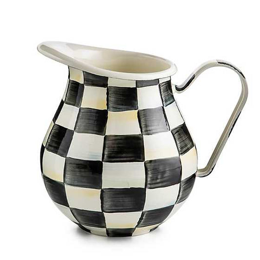 MacKenzie-Childs Courtly Check Pitcher