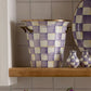 MacKenzie-Childs Violet Check Wine Cooler