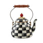 MacKenzie-Childs Courtly Check 2 Quart Tea Kettle