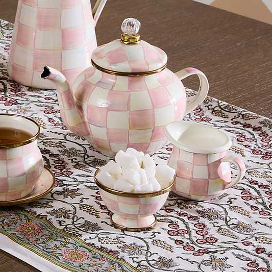 MacKenzie-Childs Rosy Check Little Creamer