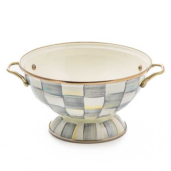 MacKenzie-Childs Sterling Check Almost Everything Bowl