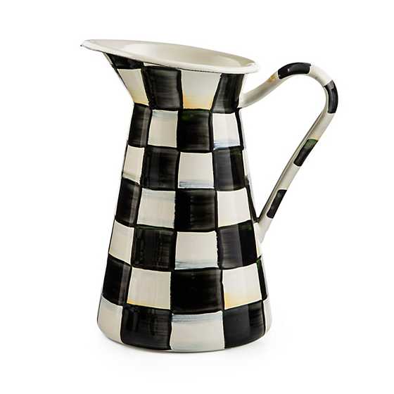 MacKenzie-Childs Courtly Check Medium Practical Pitcher