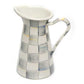 MacKenzie-Childs Sterling Check Medium Practical Pticher