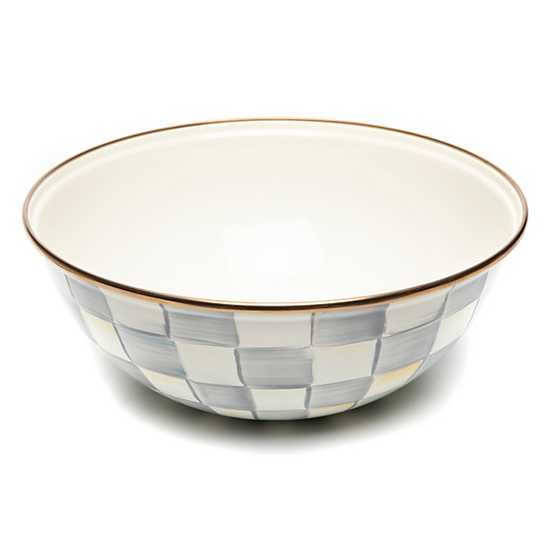 MacKenzie-Childs Sterling Check Medium Everyday Bowl