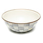 MacKenzie-Childs Sterling Check Medium Everyday Bowl