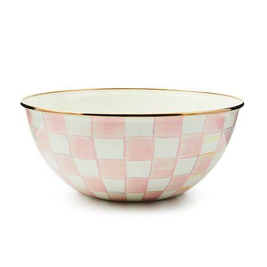 MacKenzie-Childs Rosy Check Large Everyday Bowl