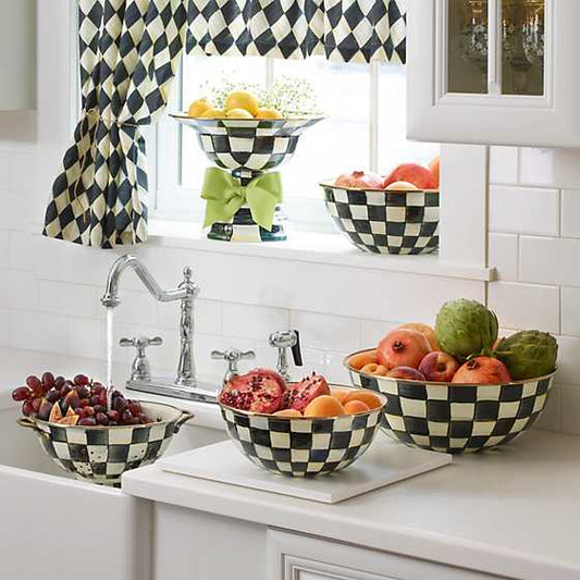 MacKenzie-Childs Courtly Check Extra Large Everyday Bowl