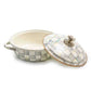 MacKenzie-Childs Sterling Check Medium Casserbole