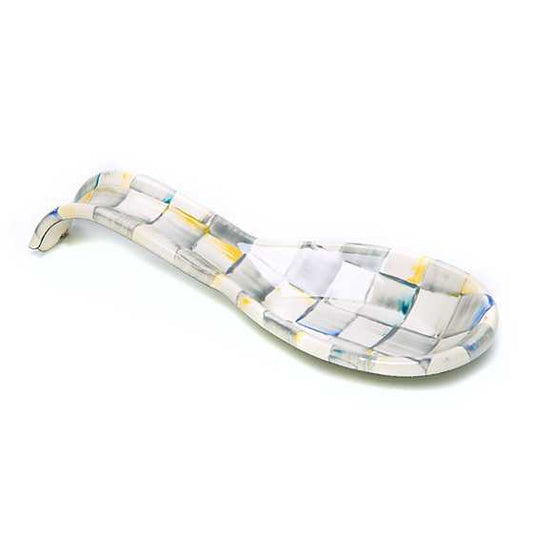 MacKenzie-Childs Sterling Check Spoon Rest