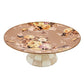 Wild Rose Mauve Large Pedestal Platter