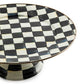 MacKenzie-Childs Courtly Check Small Pedestal Platter