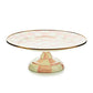 MacKenzie-Childs Rosy Check Small Pedestal Platter