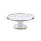 Sky Check Mini Pedestal Platter
