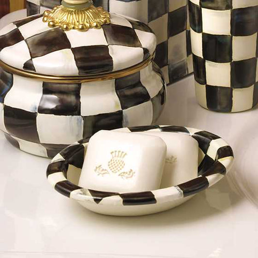 MacKenzie-Childs Courtly Check Soap Dish