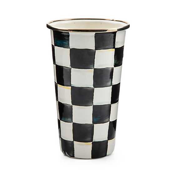 MacKenzie-Childs Courtly Check 20 ounce Tumbler