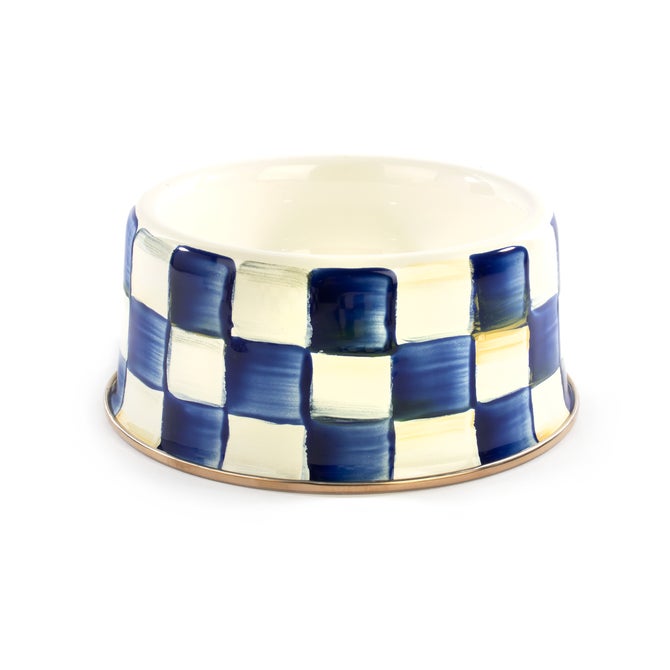 Check Pet Dishes Royal Check