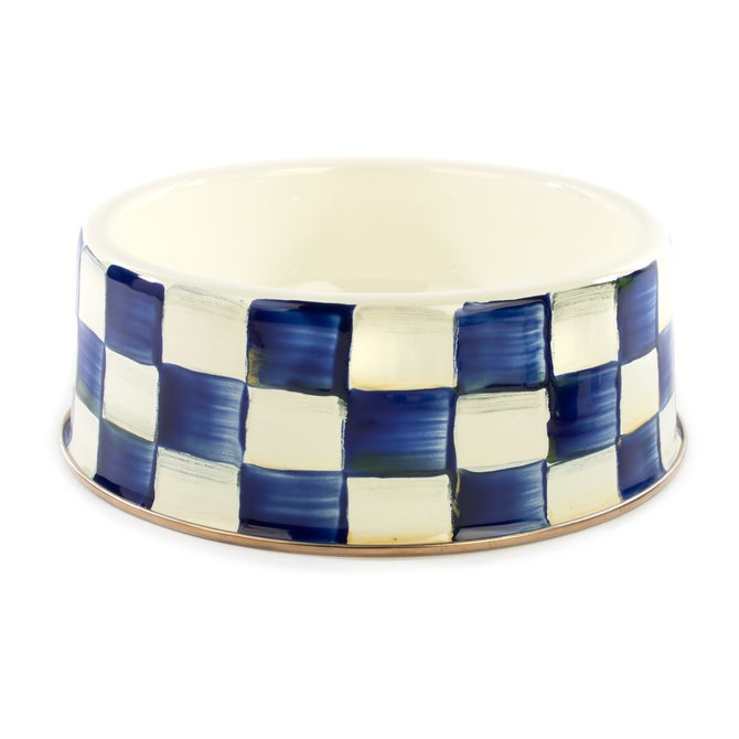 Check Pet Dishes Royal Check