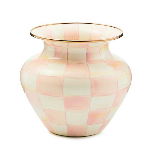 MacKenzie-Childs Rosy Check Large Vase