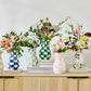 MacKenzie-Childs Emerald Check Tall Vase
