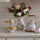 MacKenzie-Childs Violet Check Tall Vase