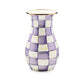 MacKenzie-Childs Violet Check Tall Vase