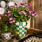 Emerald Check Extra Large Garden Pot