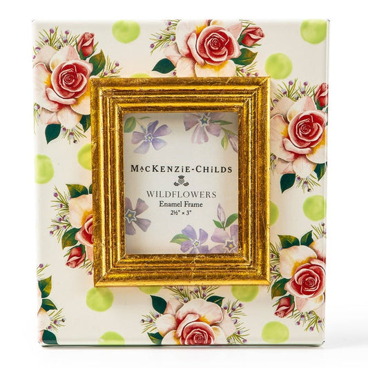 MacKenzie-Childs Wildflowers Green 2.5" X 3" Frame