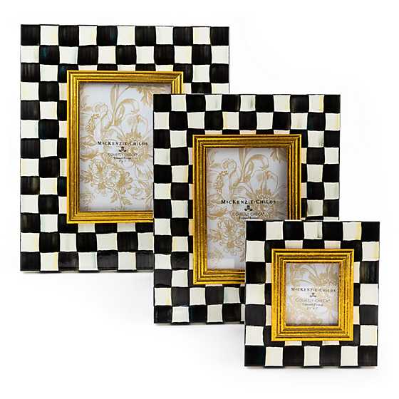 MacKenzie-Childs Courtly Check 4" x 6" Frame