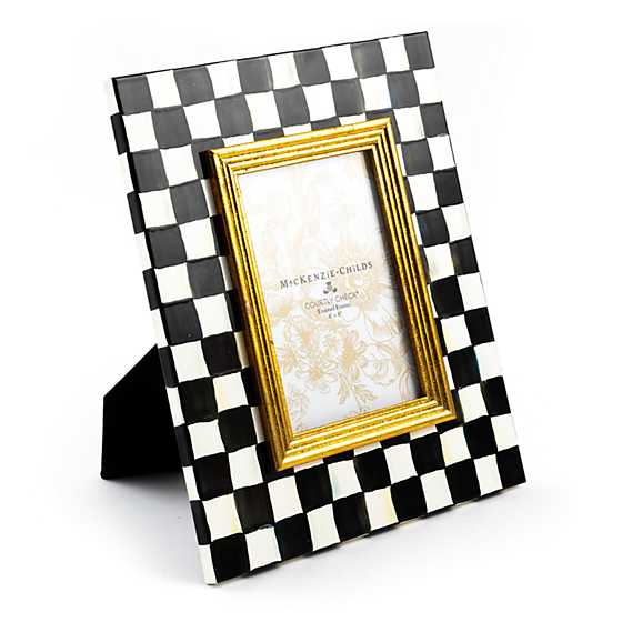 MacKenzie-Childs Courtly Check 4" x 6" Frame