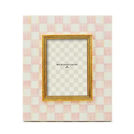 MacKenzie-Childs Rosy Check 5"x7" Frame
