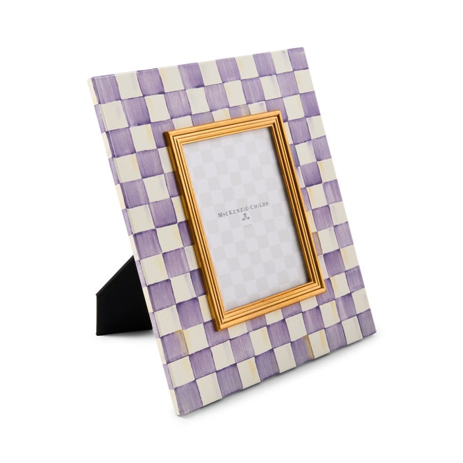 Violet Check 4" x 6" Frame