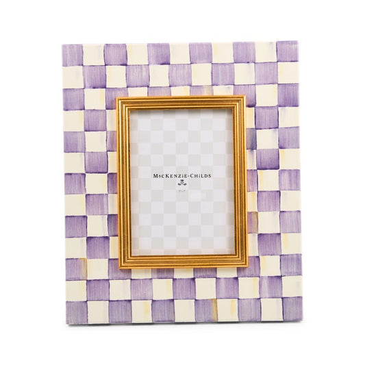 Violet Check 4" x 6" Frame