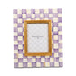 Violet Check 5" x 7" Frame