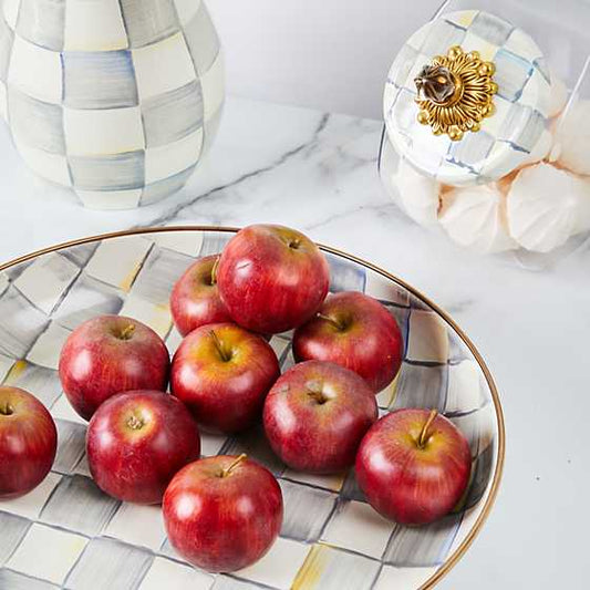 MacKenzie-Childs Sterling Check Abundant Bowel