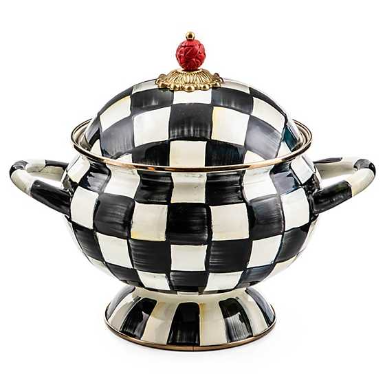 MacKenzie-Childs Courtly Check Tureen