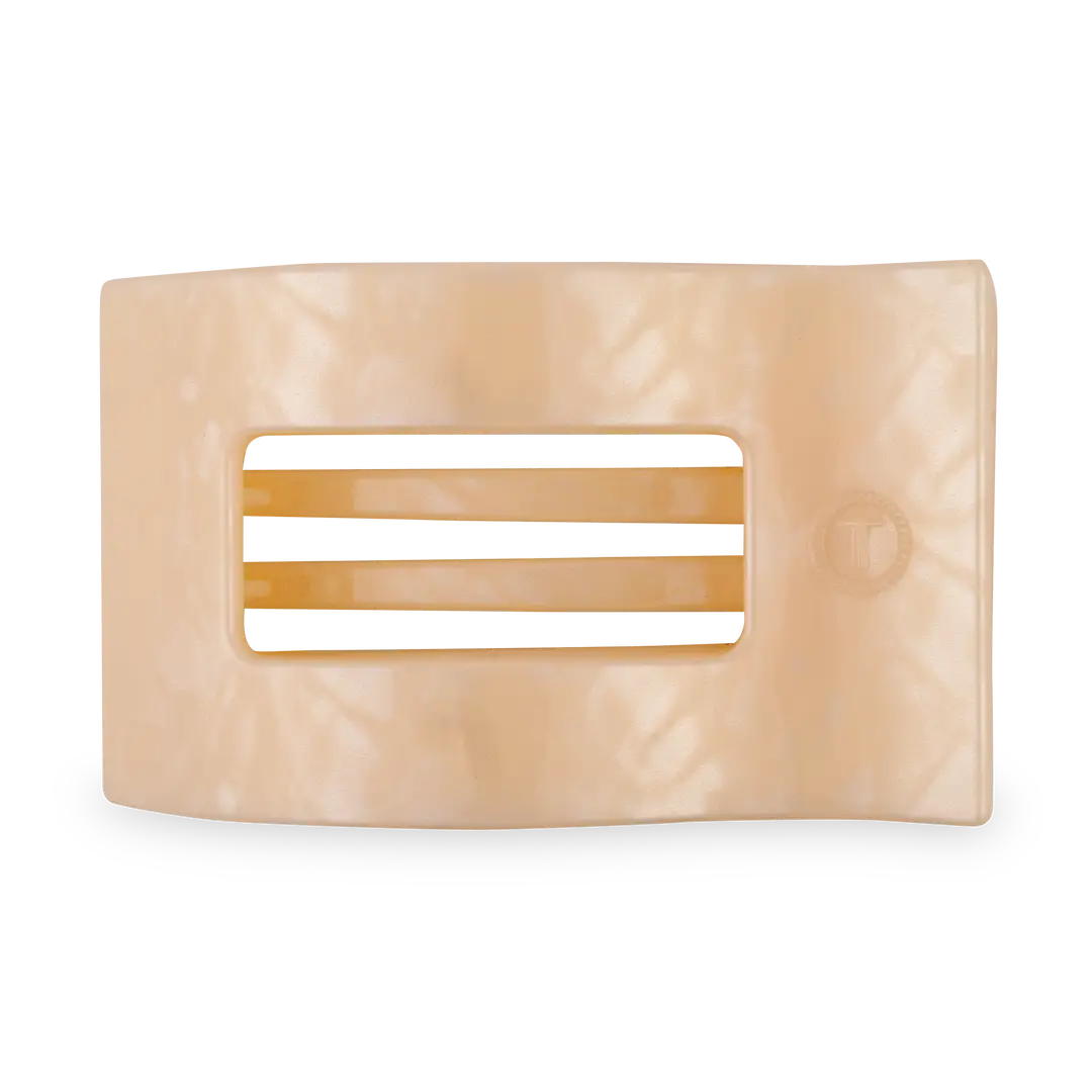 TELETIES Flat Rectangle Hair Clip | Large | Soft Surf