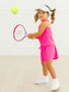 Girls Neon Magenta Active Tank Top