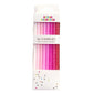 Tall Pink Gradient 16 Candle Set