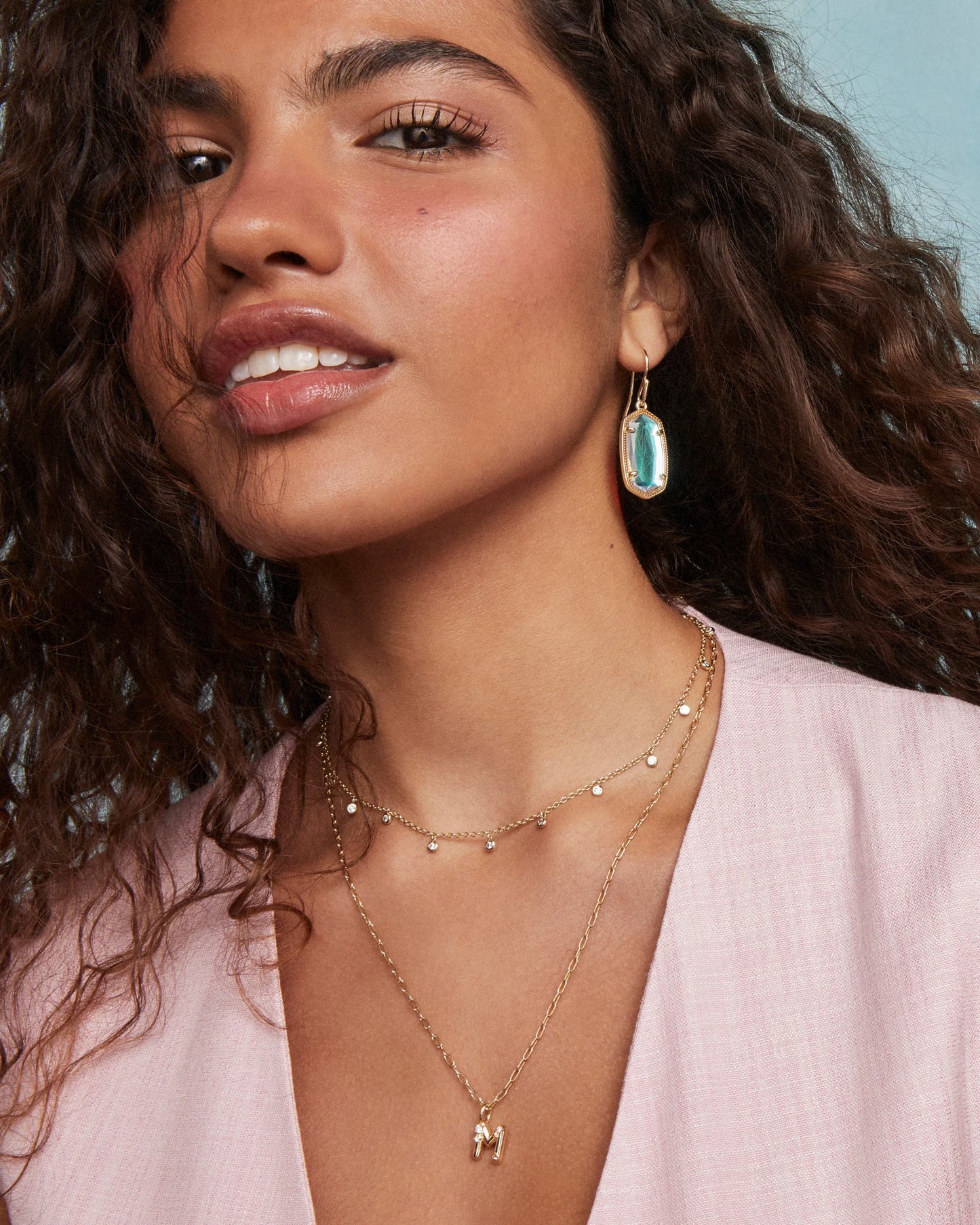 KENDRA SCOTT Dani Gold Drop Earrings