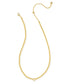 KENDRA SCOTT Abbie Gold Beaded Necklace in Natural Mother-of-Pearl