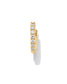 KENDRA SCOTT Addison Gold Crystal Single Huggie Earring in White CZ