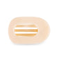 TELETIES Almond Beige Medium Flat Round Clip