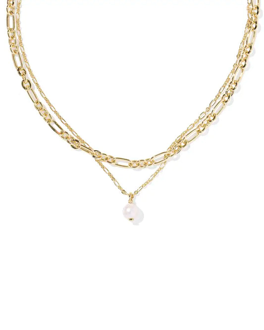 KENDRA SCOTT Ashton Gold Multi Strand Necklace