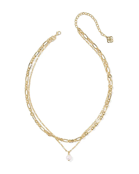 KENDRA SCOTT Ashton Gold Multi Strand Necklace